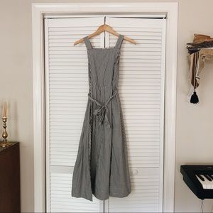 + MADEWELL // BLUE & WHITE STRIPED DRESS +